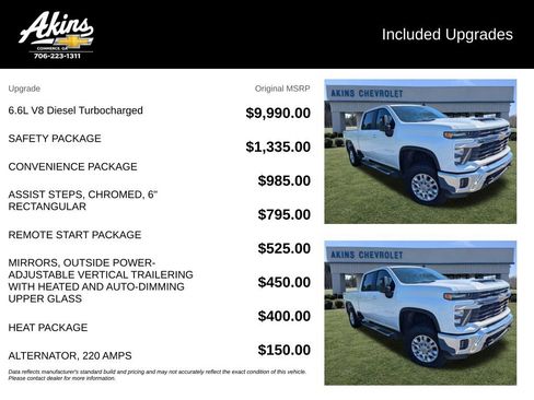 Used 2025 Chevrolet Silverado 3500 LT w/ Safety Package AWD/4WD image 3