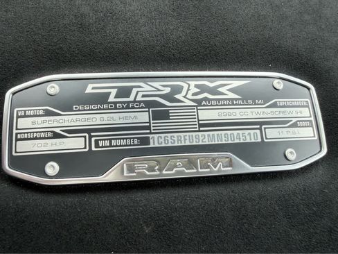 Used 2021 RAM 1500 TRX w/ TRX Level 2 Equipment Group image 32