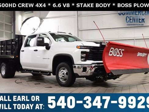 Used 2024 Chevrolet Silverado 3500 W/T w/ Snow Plow Prep Package image 1
