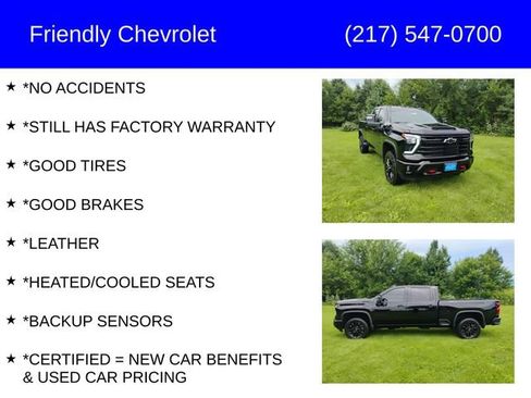 Certified 2025 Chevrolet Silverado 2500 LTZ w/ Trail Boss Package AWD/4WD image 12