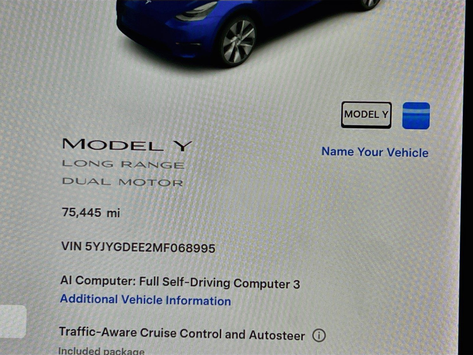 Used 2021 Tesla Model Y Long Range AWD/4WD image 8
