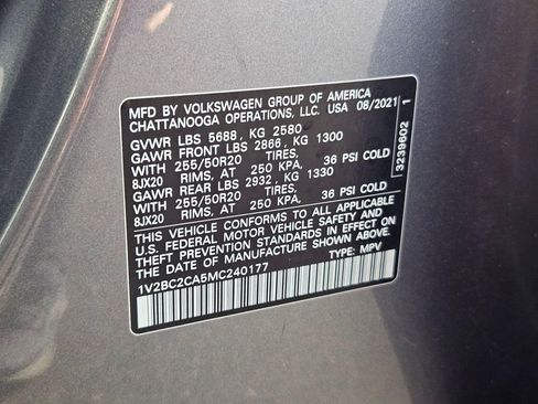 Used 2021 Volkswagen Atlas Cross Sport SEL AWD/4WD image 34