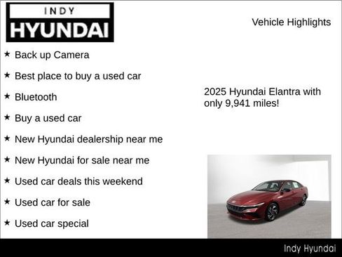 Certified 2025 Hyundai Elantra Sport FWD image 7