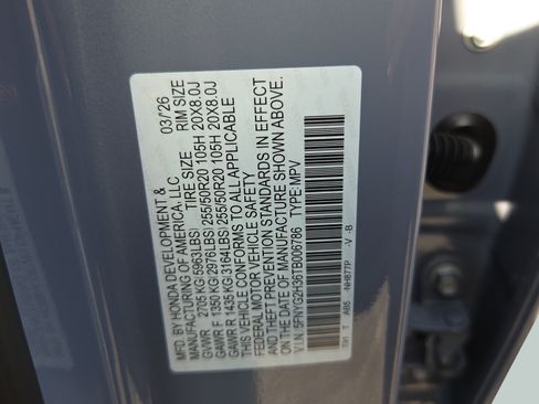 New 2026 Honda Pilot Sport image 15