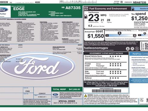 Used 2022 Ford Edge Titanium w/ Equipment Group 301A image 11