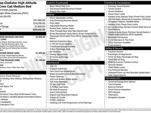 Used 2023 Jeep Gladiator Overland AWD/4WD image 32