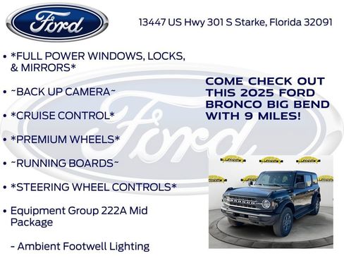 New 2025 Ford Bronco Big Bend image 10