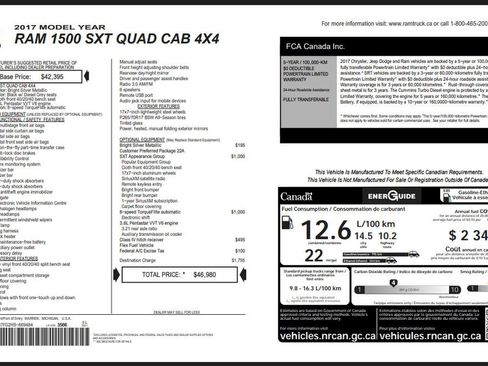 Used 2017 RAM 1500 ST w/ SXT Appearance Group image 3