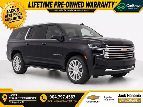 Used 2021 Chevrolet Suburban High Country w/ Technology Package AWD/4WD image 1