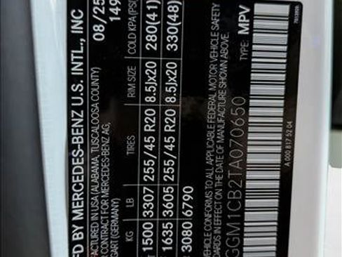 New 2026 Mercedes-Benz EQE 320 4MATIC SUV image 17