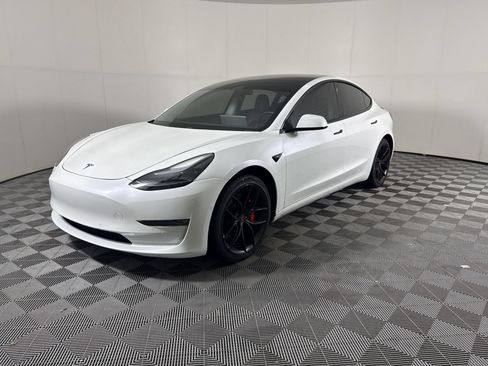 Used 2021 Tesla Model 3 Performance AWD/4WD image 1