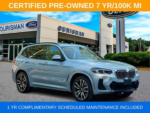 Used 2022 BMW X3 xDrive30i w/ M Sport Package 2 AWD/4WD image 1