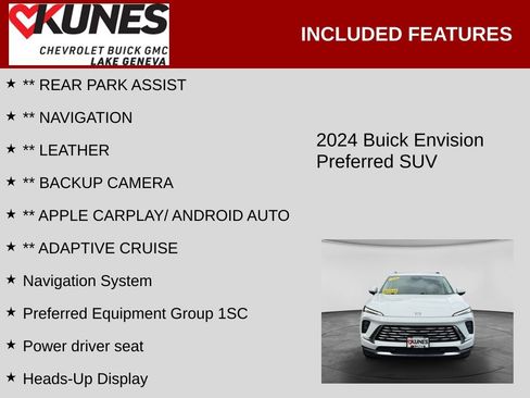 Used 2024 Buick Envision Preferred AWD/4WD image 2