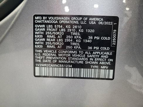 Used 2022 Volkswagen Atlas SE FWD image 33