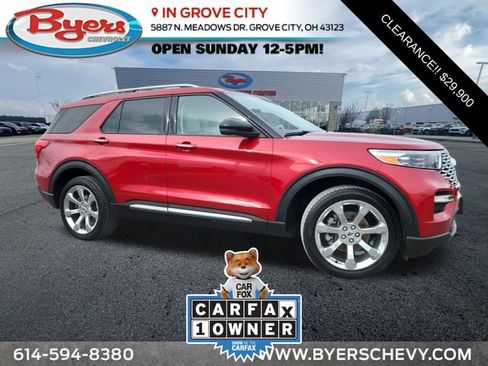 Used 2020 Ford Explorer Platinum w/ Premium Technology Package image 1