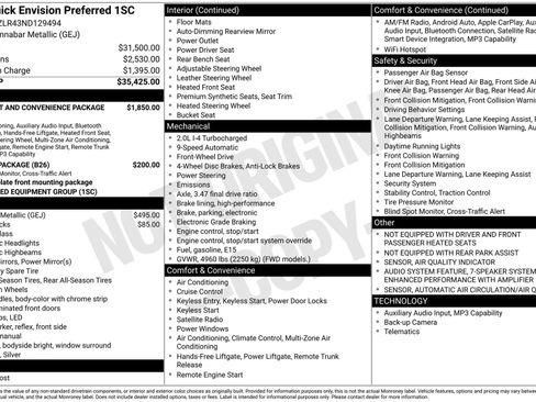 Used 2022 Buick Envision Preferred image 3