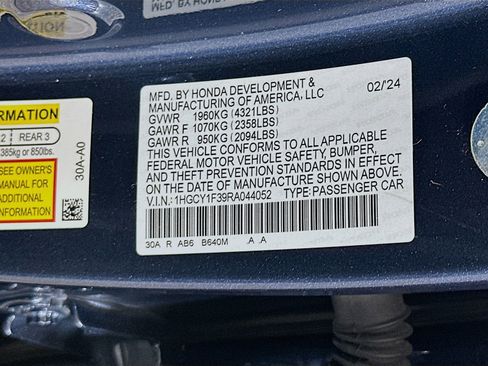 Used 2024 Honda Accord EX image 29