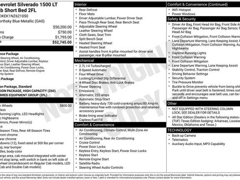 Used 2022 Chevrolet Silverado 1500 LT AWD/4WD image 1