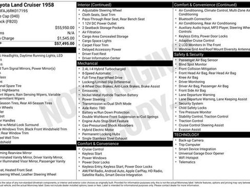 Used 2024 Toyota Land Cruiser 1958 image 27