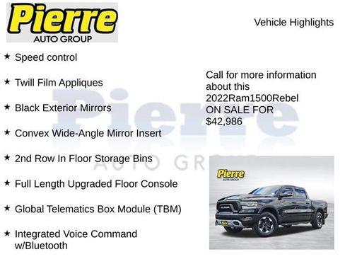 Used 2022 RAM 1500 Rebel w/ G/T Package AWD/4WD image 22