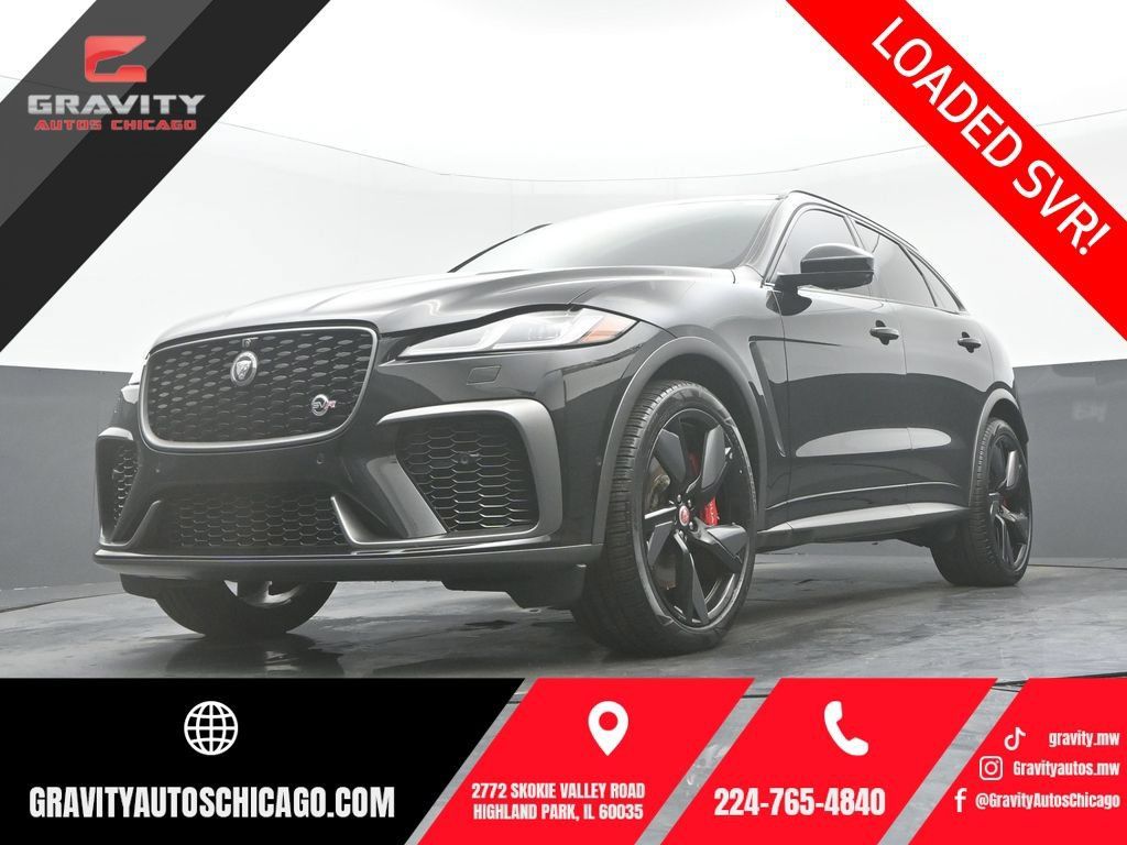 Used 2021 Jaguar F-PACE SVR AWD/4WD image 1
