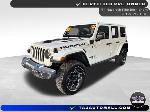 Used 2023 Jeep Wrangler Unlimited Rubicon 4xe w/ Cold Weather Group AWD/4WD image 1