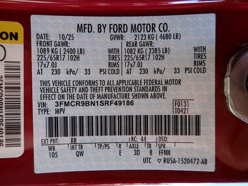 New 2025 Ford Bronco Sport Big Bend w/ Convenience Package image 15