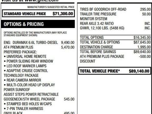 Certified 2024 GMC Sierra 3500 AT4 w/ AT4 Premium Plus Package AWD/4WD image 2