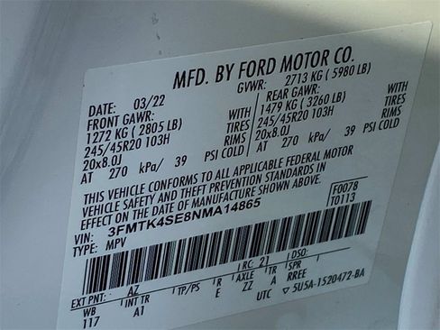 Used 2022 Ford Mustang Mach-E GT image 23