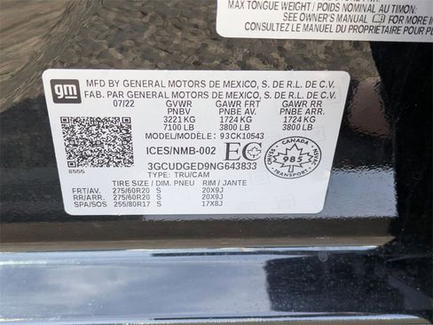 Used 2022 Chevrolet Silverado 1500 LTZ image 23