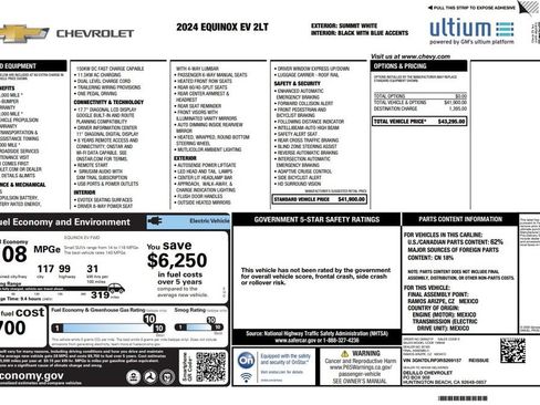 Used 2024 Chevrolet Equinox EV LT FWD image 4
