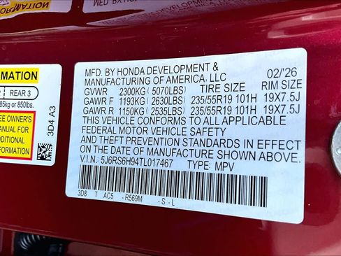 New 2026 Honda CR-V Sport Touring image 18