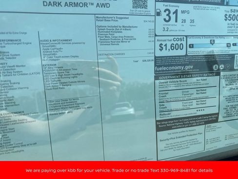 New 2026 Nissan Rogue Dark Armor AWD/4WD image 43