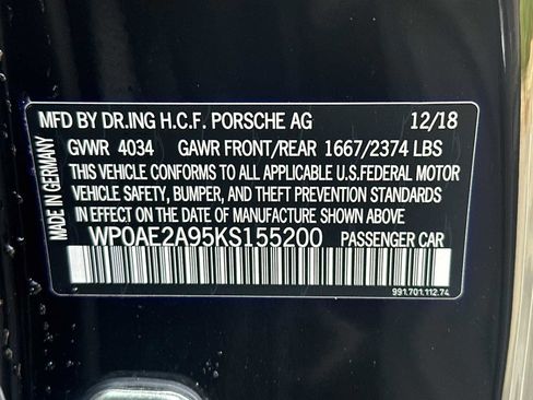 Certified 2019 Porsche 911 GT2 RS w/ Weissach Package image 27