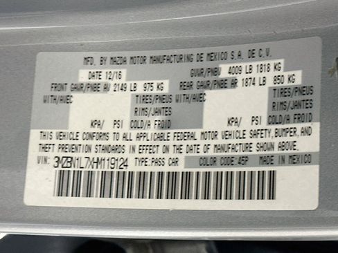 Used 2017 MAZDA MAZDA3 Touring FWD image 12
