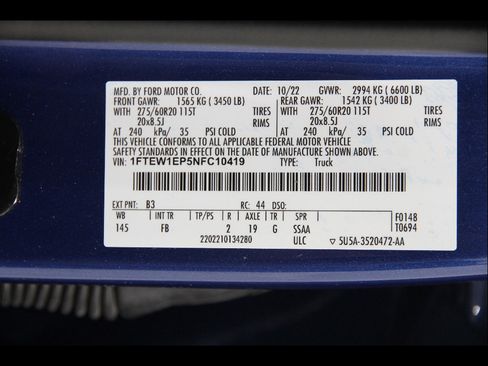 Used 2022 Ford F150 XLT w/ Equipment Group 302A High image 27