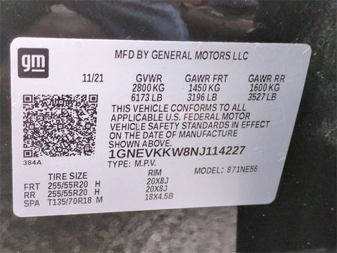 Certified 2022 Chevrolet Traverse Premier image 36