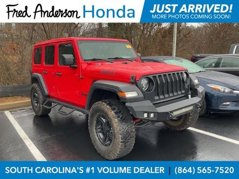 Used 2021 Jeep Wrangler Unlimited Sport image 1