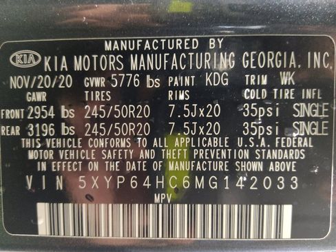 Used 2021 Kia Telluride S FWD image 33