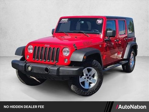 Used 2016 Jeep Wrangler Unlimited Sport w/ Quick Order Package 23S AWD/4WD image 1