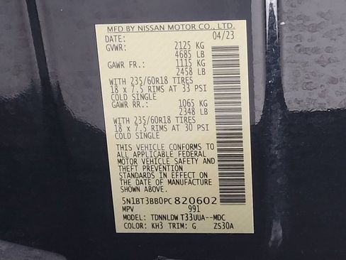 Used 2023 Nissan Rogue SV image 33