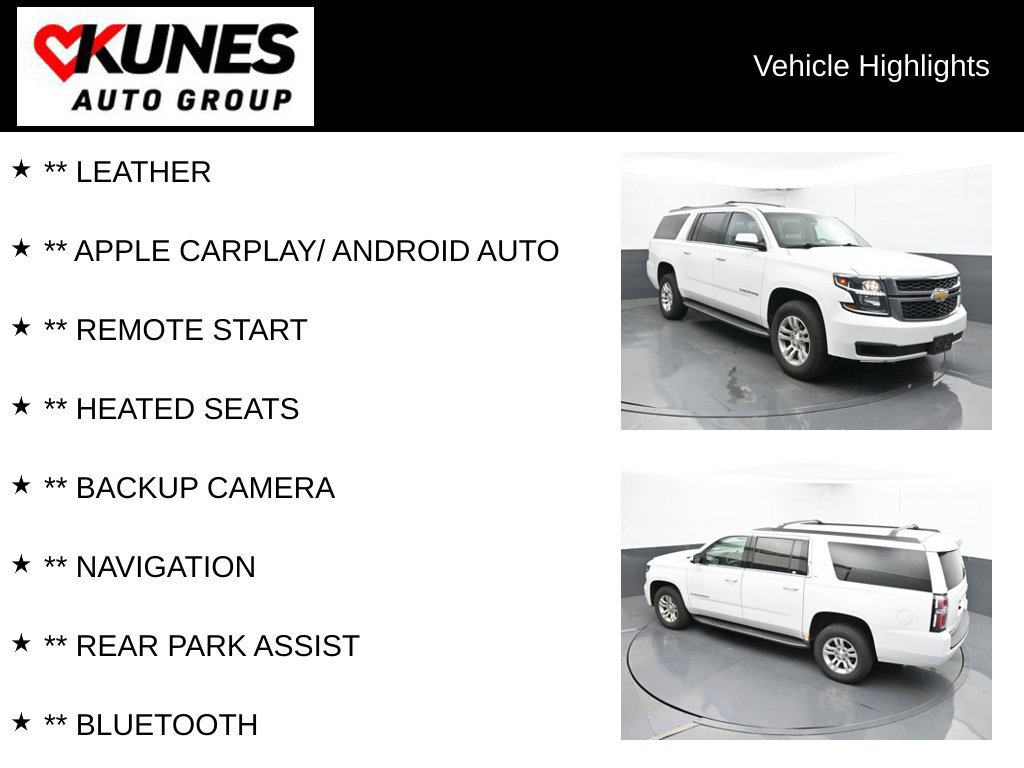 Used 2017 Chevrolet Suburban LT AWD/4WD image 2