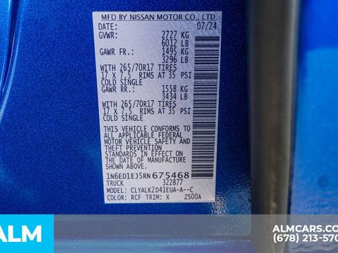 Used 2024 Nissan Frontier Pro-X w/ Technology Package image 58