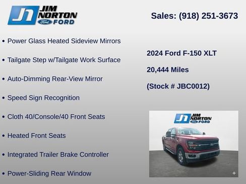 Used 2024 Ford F150 XLT w/ Equipment Group 302A MID AWD/4WD image 16