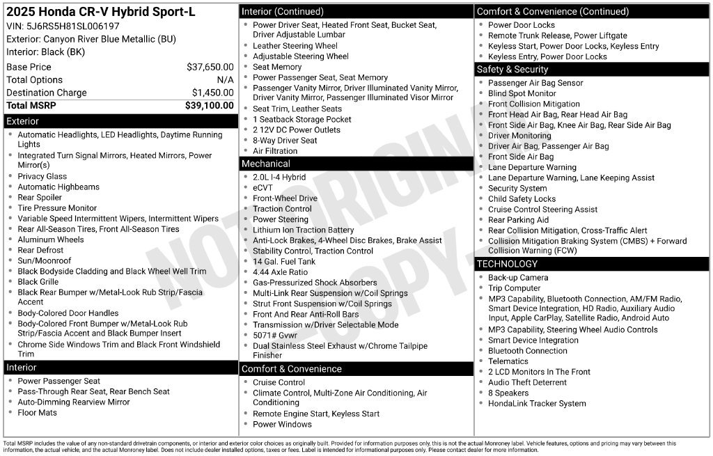 Used 2025 Honda CR-V Sport-L image 18