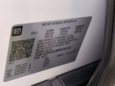 Used 2021 GMC Yukon SLT w/ SLT Premium Package image 34