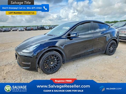 Used 2022 Tesla Model Y Long Range AWD/4WD image 1