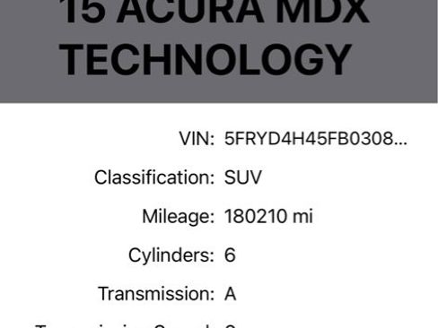 Used 2015 Acura MDX SH-AWD w/ Technology Package image 31