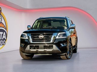 Used 2021 Nissan Armada Platinum w/ Captain's Chairs Package RWD video 1