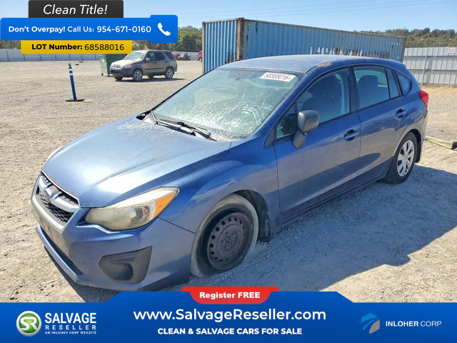 Used 2012 Subaru Impreza 2.0i w/ Popular Pkg 1 AWD/4WD image 1